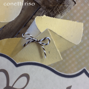 conetti per il riso