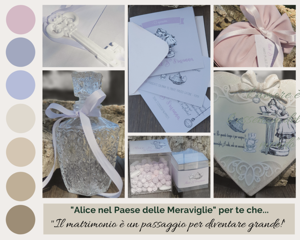 MATRIMONIO suggestione ALICE nel PAESE delle MERAVIGLIE per te che