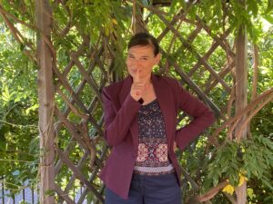 Carolina sotto al gazebo